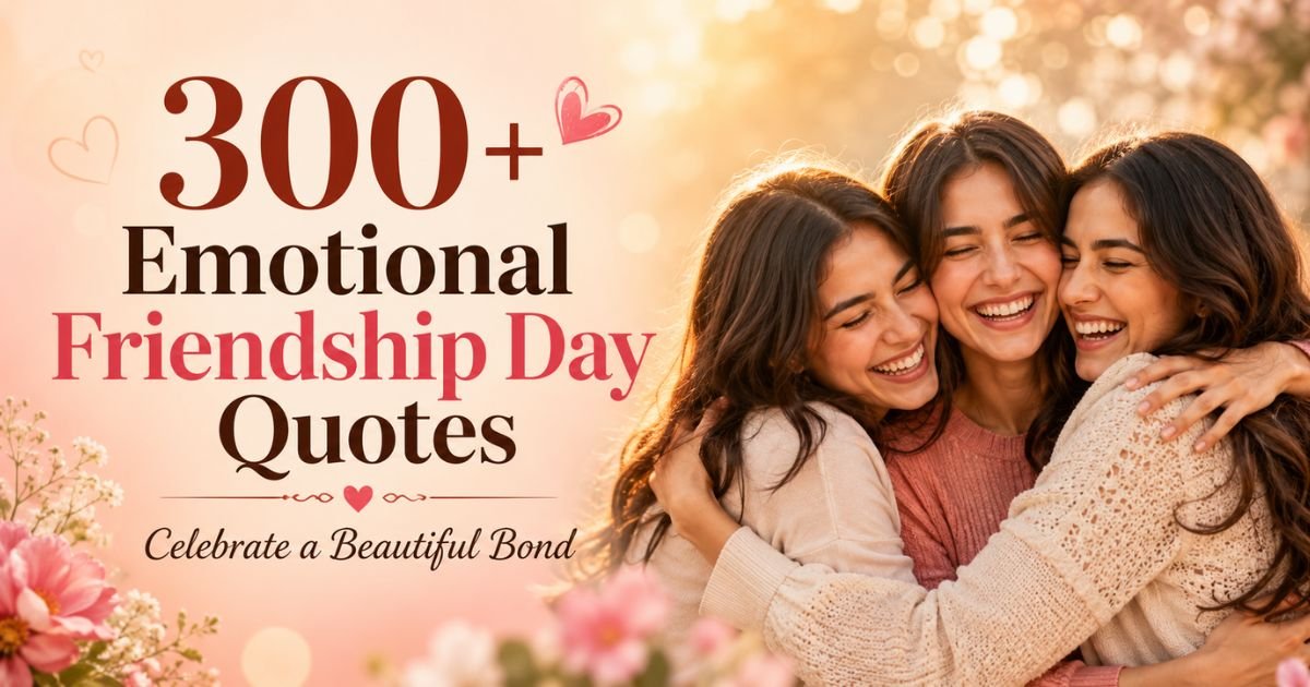 Emotional Friendship Day Quotes to Express Love, Memories & Gratitude