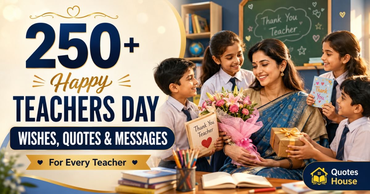 250+ Happy Teachers Day wishes, quotes and messages for every teacher.