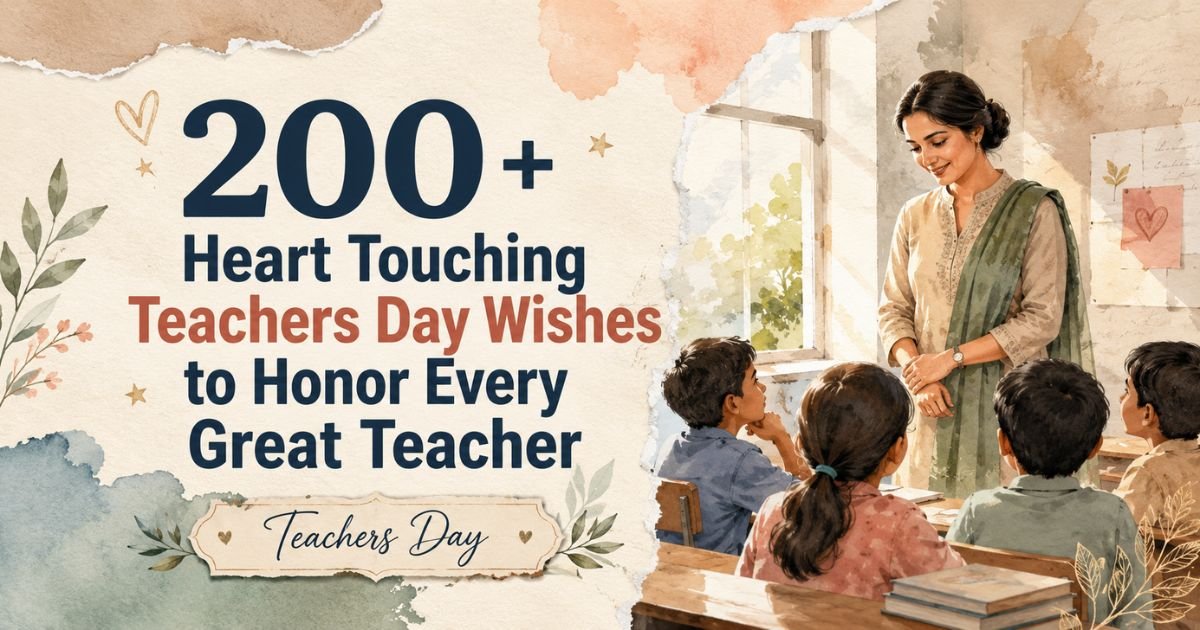 200+ Heart Touching Teachers Day Wishes to Honor Every Great Teacher