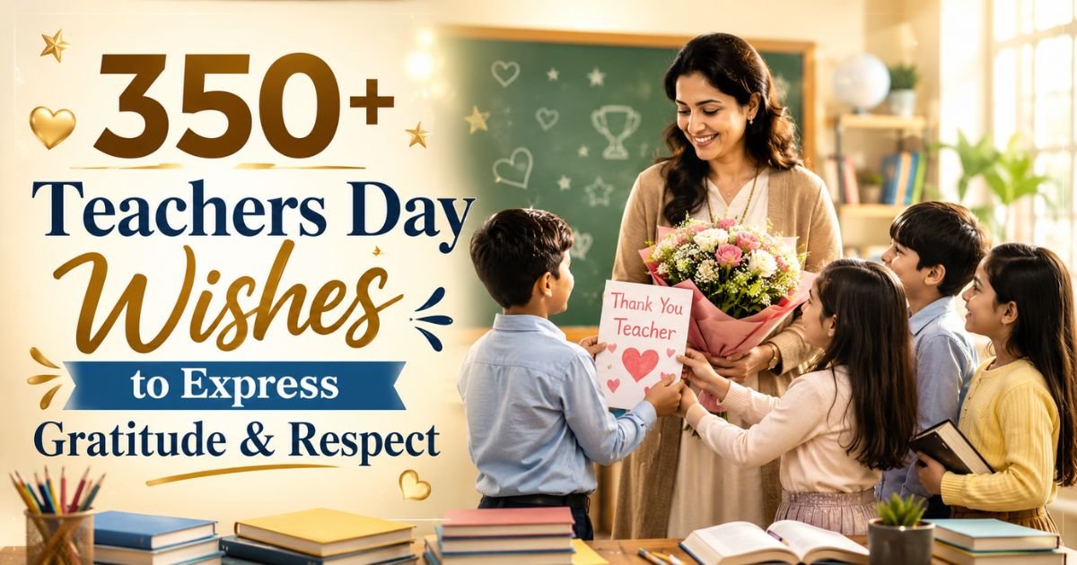 350+ Teachers Day Wishes to Express Gratitude & Respect