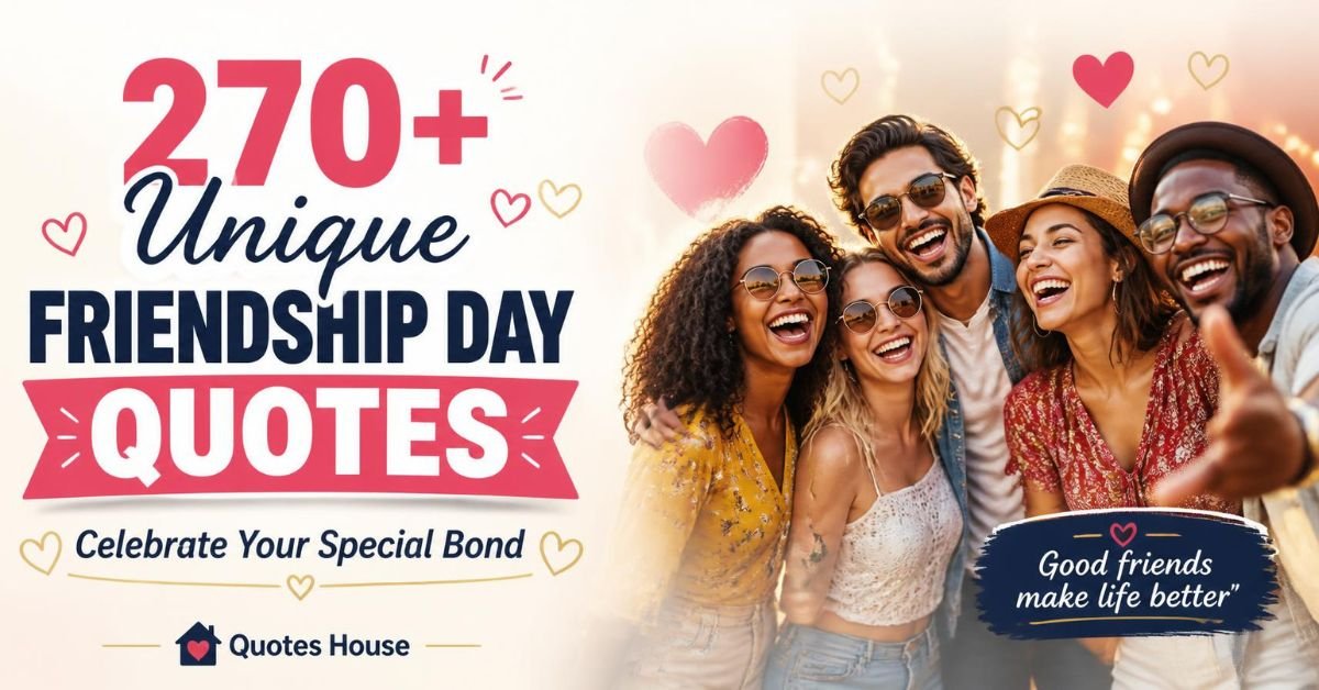 270+ Unique Friendship Day Quotes to Celebrate Your Special Bond